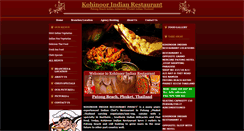 Desktop Screenshot of kohinoor-indianfood.com